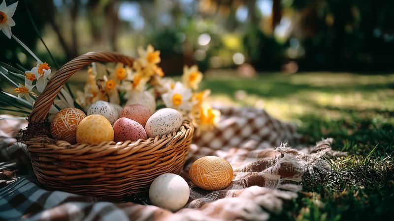 easter wallpaper, nature setting, community event, background for desktop wallpaper