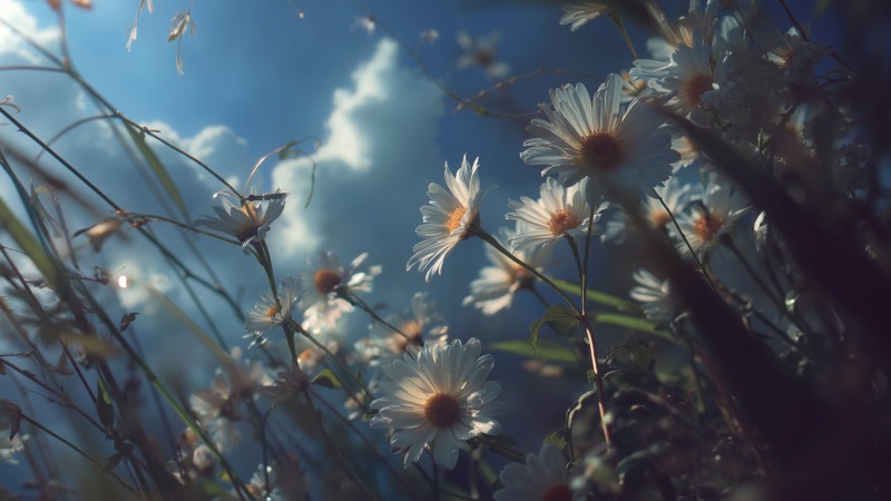 spring beauty wallpaper, floral arrangement, blossoming trees, background for desktop wallpaper