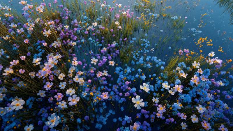 flower garden wallpaper, botanical photography, natures palette, background for desktop wallpaper