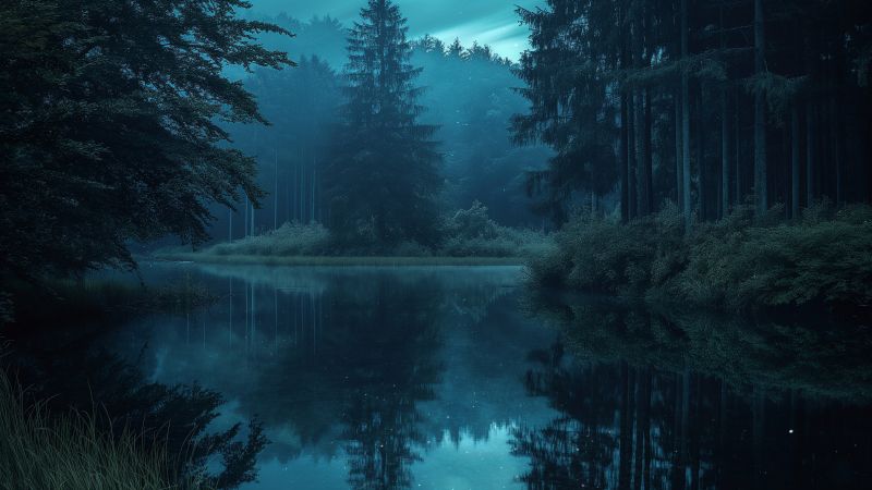 android wallpaper, forest, 4k wallpaper, background for desktop wallpaper (horizontal)