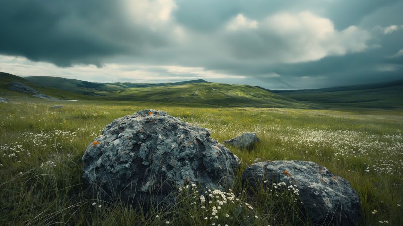 Meadows wallpaper, 4k wallpaper, landscape, background for desktop wallpaper (horizontal)