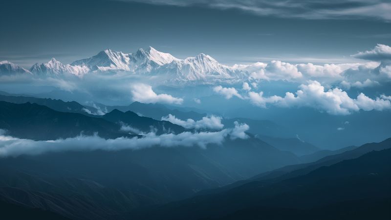 Himalayas wallpaper, Nepal, high resolution, background for desktop wallpaper (horizontal)