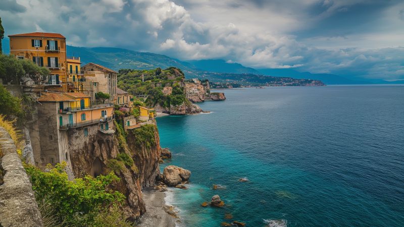 Italy wallpaper, vacation, travel, background for desktop wallpaper (horizontal)