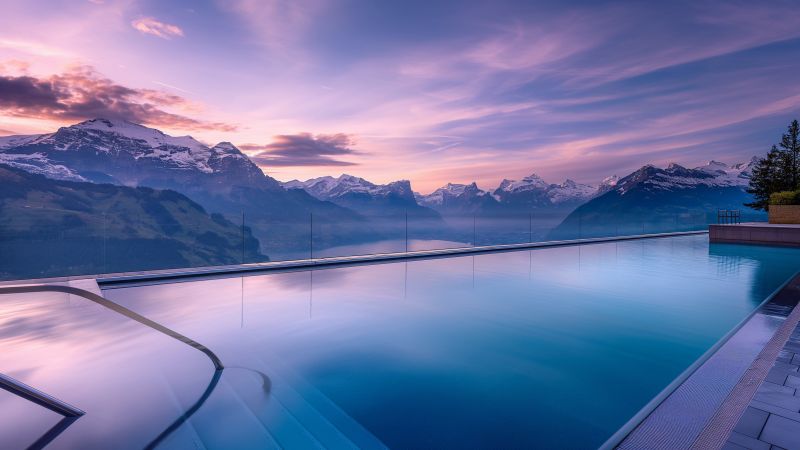 infinity pool wallpaper, luxury travel, travel destinations, background for desktop wallpaper (horizontal)