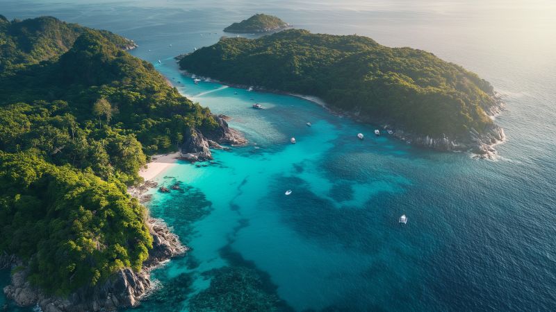 Similan 5k wallpaper, paradise, beach, background for desktop wallpaper (horizontal)