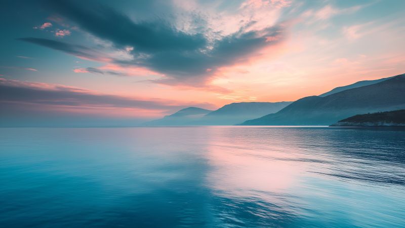 Milos wallpaper, ocean, Lefkada, background for desktop wallpaper (horizontal)