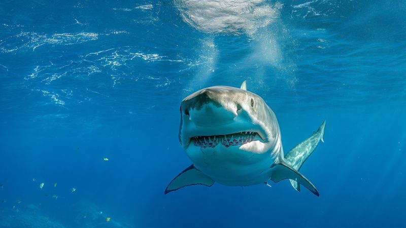 white shark wallpaper, diving tourism, HD wallpaper, background for desktop wallpaper (horizontal)