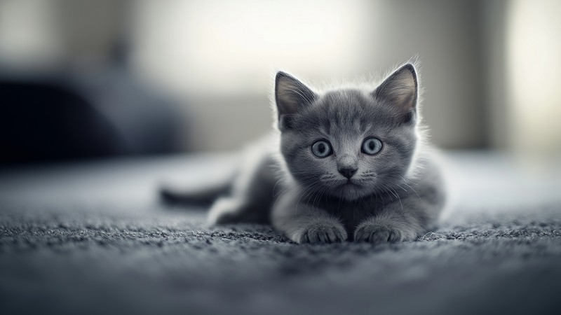 kitty wallpaper, cute, whiskers, background for desktop wallpaper (horizontal)