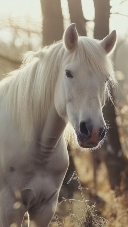 horse wallpaper, equine, landscape, background for mobile wallpaper (vertical)