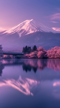 Fuji wallpaper, Japan, HD wallpaper, background for mobile wallpaper (vertical)