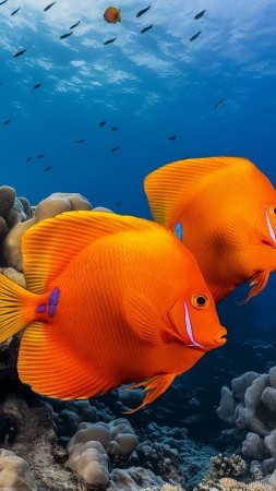 Batoidea wallpaper, Red Sea, tourism, background for mobile wallpaper (vertical)