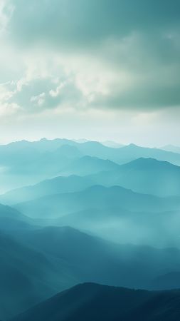 mountains wallpaper, clouds, landscape, background for mobile wallpaper (vertical)