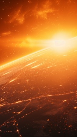 Space wallpaper, lava wallpaper, dynamic background, background for mobile wallpaper (vertical)