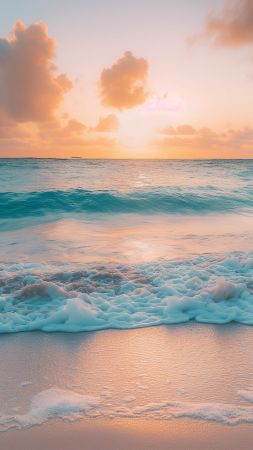 beach wallpaper, tropical, travel, background for mobile wallpaper (vertical)