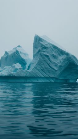 Antarctica wallpaper, ocean, marine, background for mobile wallpaper (vertical)