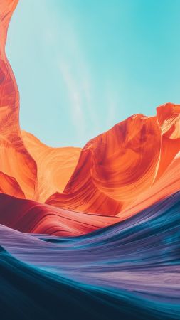 Antelope Canyon wallpaper, Arizona, nature, background for mobile wallpaper (vertical)