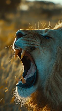 lion wallpaper, majestic, animal kingdom, background for mobile wallpaper (vertical)