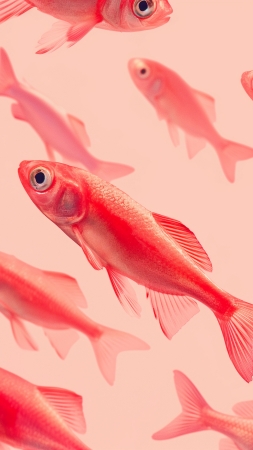 fish wallpaper, vibrant colors, 4k resolution, background for mobile wallpaper (vertical)