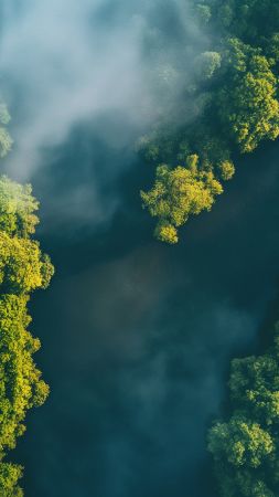 river wallpaper, nature, water, background for mobile wallpaper (vertical)