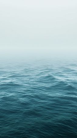 waves wallpaper, blue, water, background for mobile wallpaper (vertical)