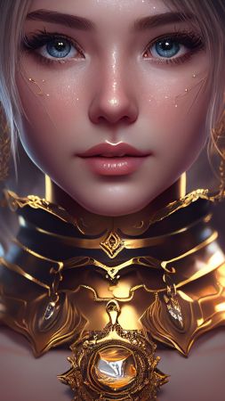 anime girl wallpaper, stunning, character design, background for mobile wallpaper (vertical)