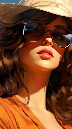 stunning beauty wallpaper, character design, gaming art, background for mobile wallpaper (vertical)