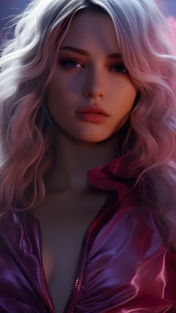 girl wallpaper, blonde hair, stunning, background for mobile wallpaper (vertical)