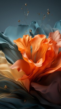 Windows 11 wallpaper, high resolution, modern interface, background for mobile wallpaper (vertical)