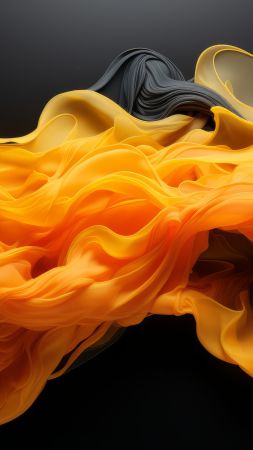 wave wallpaper, soft hues, pastel colors, background for mobile wallpaper (vertical)