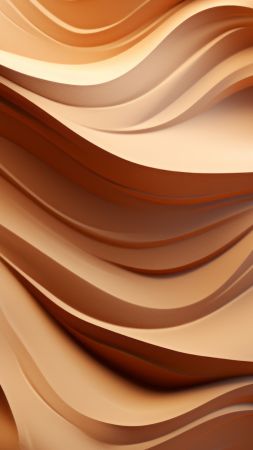 wave wallpaper, serene, fluid, background for mobile wallpaper (vertical)