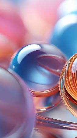 glass wallpaper, rainbow, colorful, background for mobile wallpaper (vertical)