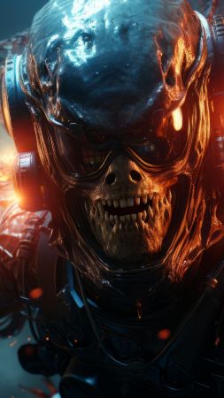 alien wallpaper, extraterrestrial, space, background for mobile wallpaper (vertical)