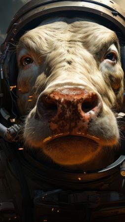 cow wallpaper, user profile, bovine, background for mobile wallpaper (vertical)