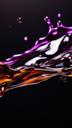 iPhone 15 pro wallpaper, water splash, latest release, background for mobile wallpaper (vertical)