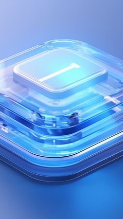 icons wallpaper, glass, digital design, background for mobile wallpaper (vertical)