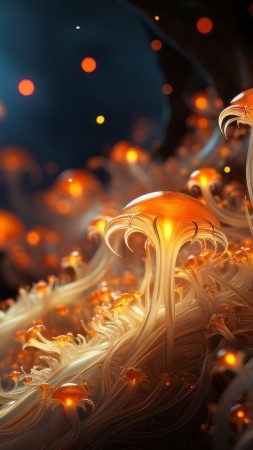 corals wallpaper, spiral, colorful, background for mobile wallpaper (vertical)