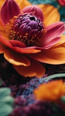 flowers wallpaper, yellow, sunlight, background for mobile wallpaper (vertical)