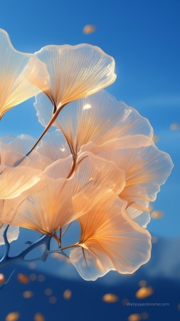 flowers wallpaper, sunlit, bright, background for mobile wallpaper (vertical)