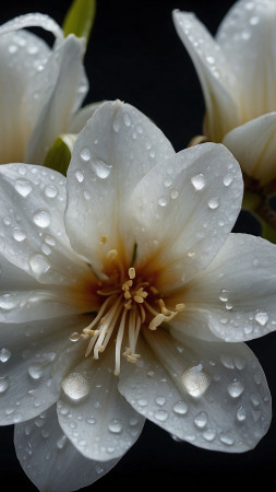 flowers wallpaper, mobile device, floral, background for mobile wallpaper (vertical)