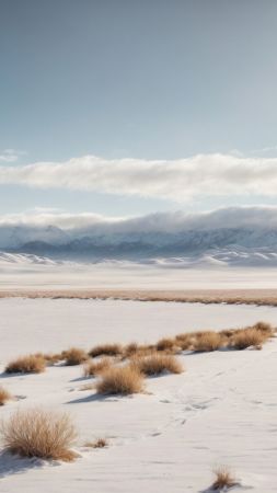 Windows 12 wallpaper, sand dunes, sandy expanse, background for mobile wallpaper (vertical)