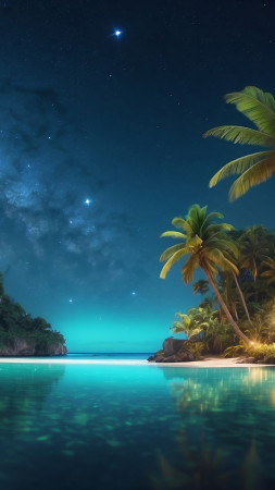 Windows 12 wallpaper, water landscape, countryside, background for mobile wallpaper (vertical)