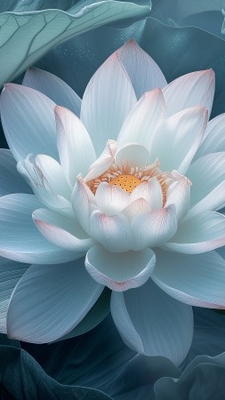 water lily wallpaper, aquatic plant, water blossom, background for mobile wallpaper (vertical)