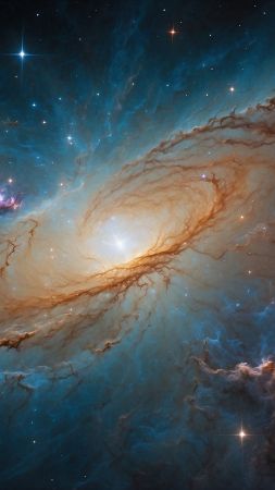 space wallpaper, cosmos, nebula, background for mobile wallpaper (vertical)