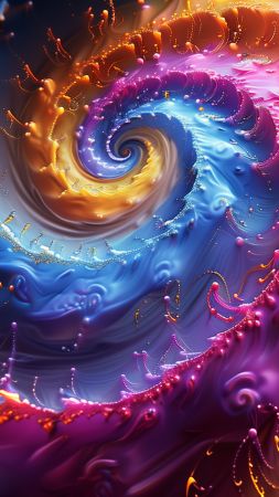 vortex wallpaper, vibrant, dynamic, background for mobile wallpaper (vertical)