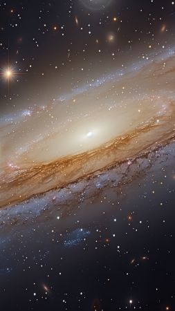 galaxy wallpaper, celestial, night sky, background for mobile wallpaper (vertical)