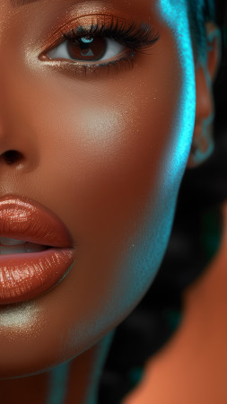 girl wallpaper, female, dark-skinned, background for mobile wallpaper (vertical)