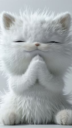 white wallpaper, fluffy, cute, background for mobile wallpaper (vertical)