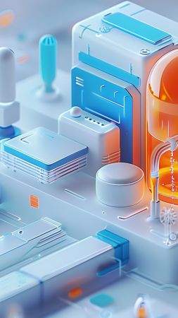 quantum wallpaper, physics, subatomic, background for mobile wallpaper (vertical)