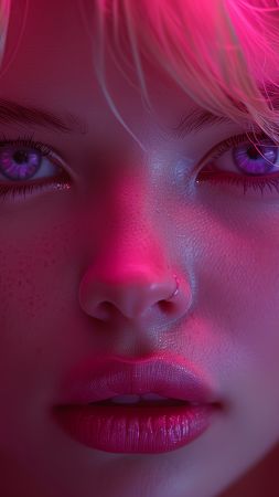 girl wallpaper, pastel, playful, background for mobile wallpaper (vertical)