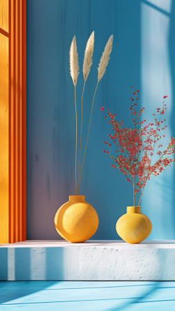 interior wallpaper, decor, stylish, background for mobile wallpaper (vertical)